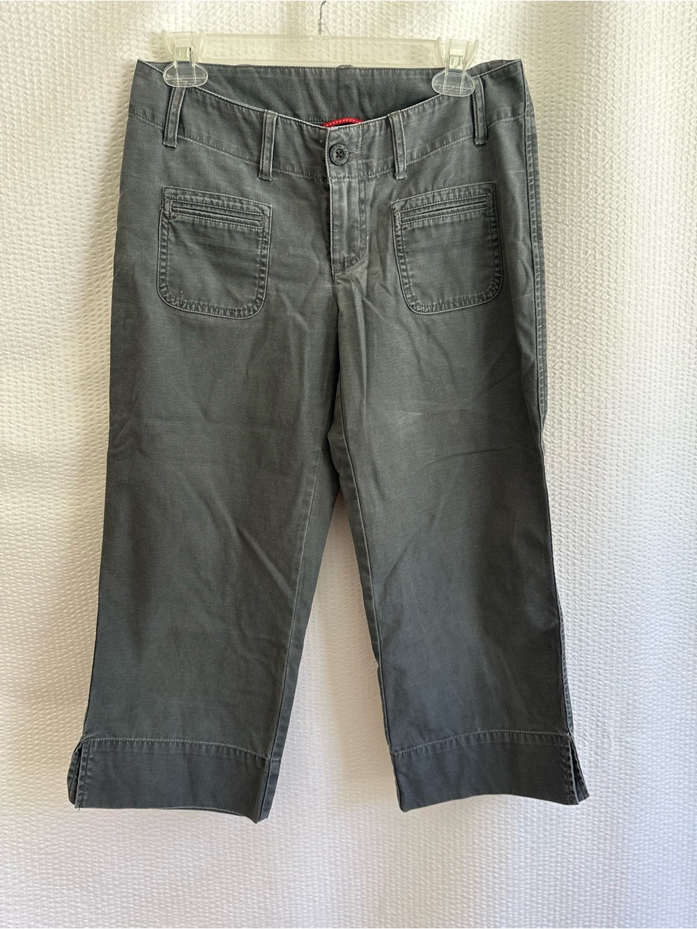 THE NORTH FACE Gray Cotton Capri Hiking Pants Size 4 Outdoor Gorpcore Women’s
